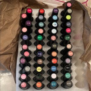 Assorted Nail gel nail polish colors